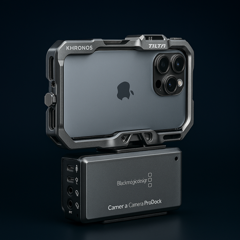 Tilta Khronos en Blackmagic Camera ProDock